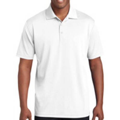 Adult RacerMesh Polo - Medium = 9 (WHITE) Thumbnail